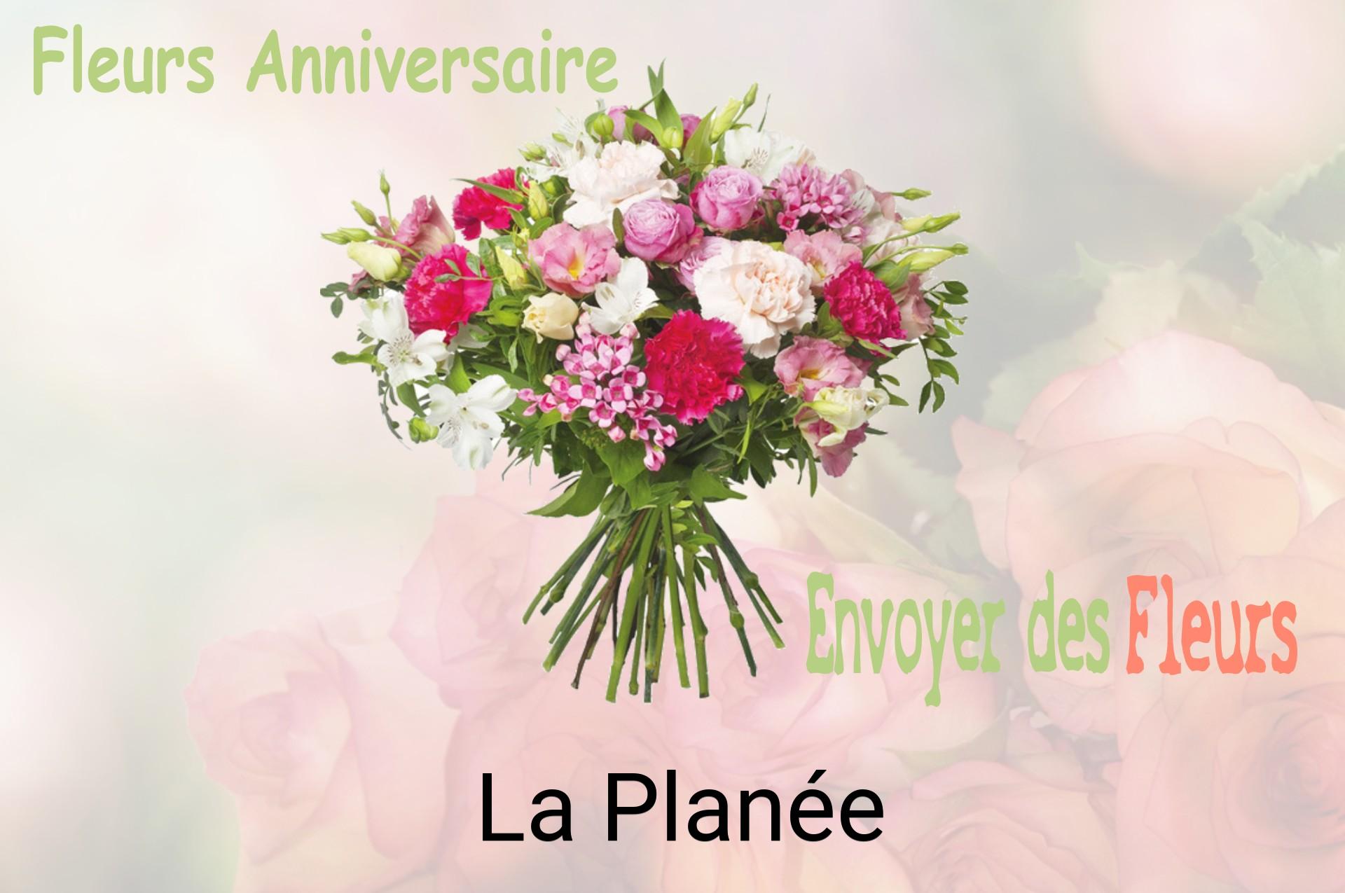 Bouquet de fleurs d’anniversaire livré à La Planée